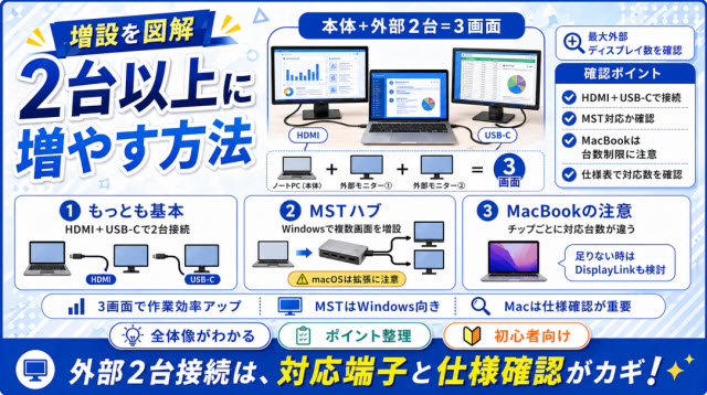 2台以上に増やす方法