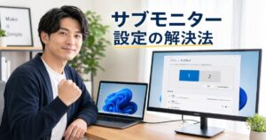 パソコンのサブモニター設定ができない時の解決法を徹底解説！