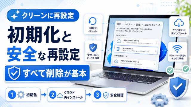初期化と安全な再設定