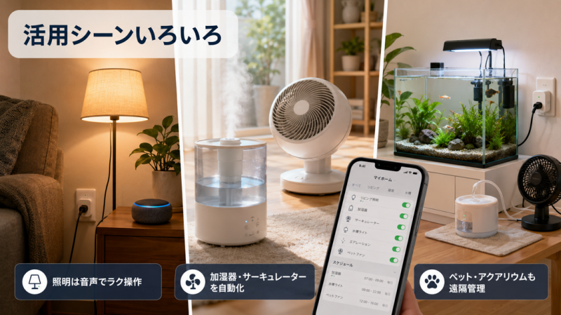 スマートプラグの活用アイデアと使い道集