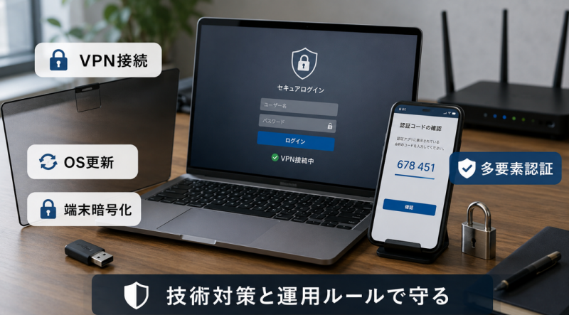 テレワーク始め方のセキュリティ準備リスト