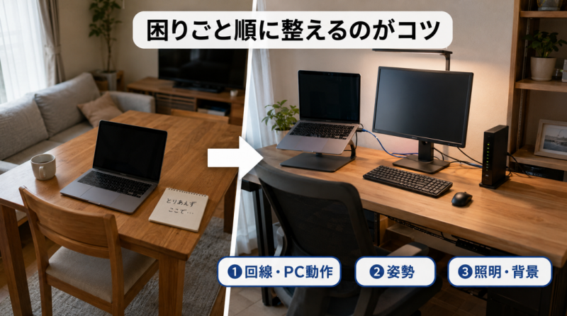 私のテレワーク環境づくり